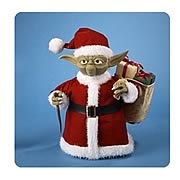 Star Wars 10-Inch Yoda in Santa Outfit Tablepiece